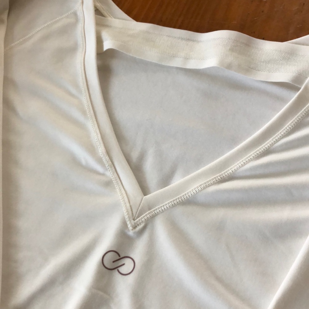 CALIA long-sleeve top, cream, NWOT